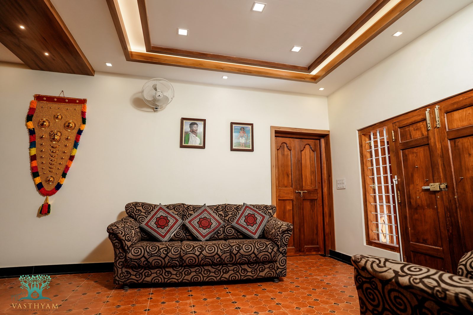 Living area at Vasthyam
